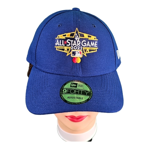 New Era 9 Forty 2022 Los Angeles MLB All Star Game Blue Adjustable Baseball Cap - Picture 2 of 6